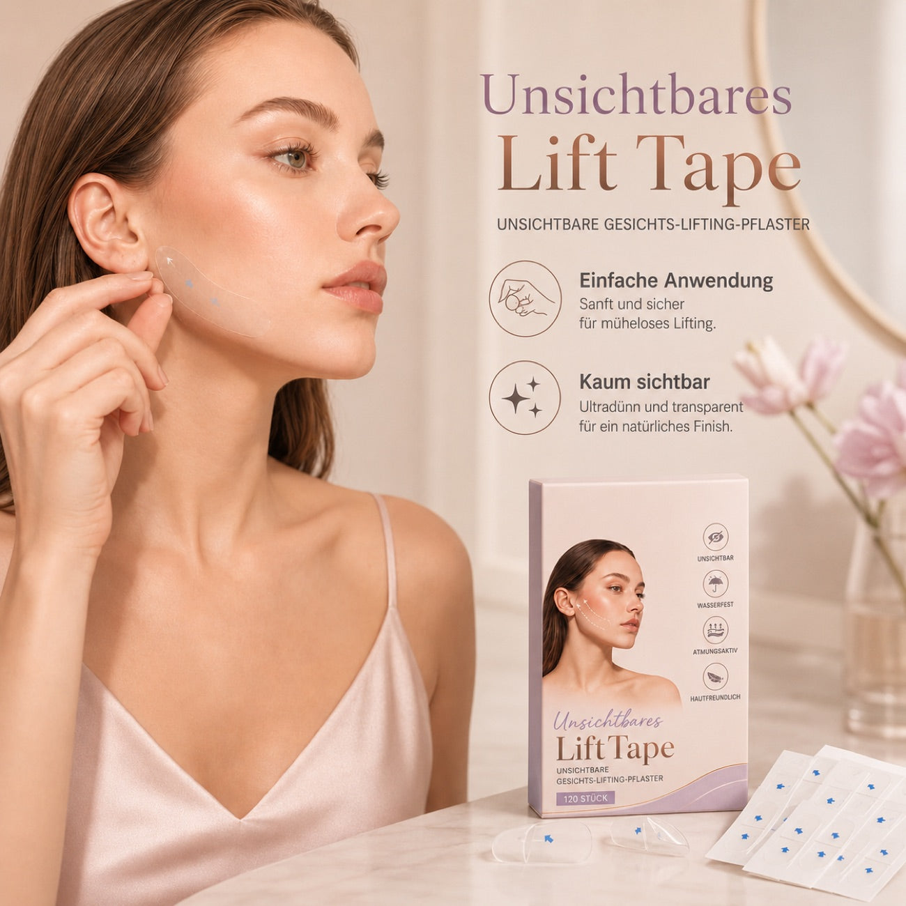 Invisible LiftTape im Vergleich zu anderen Optionen