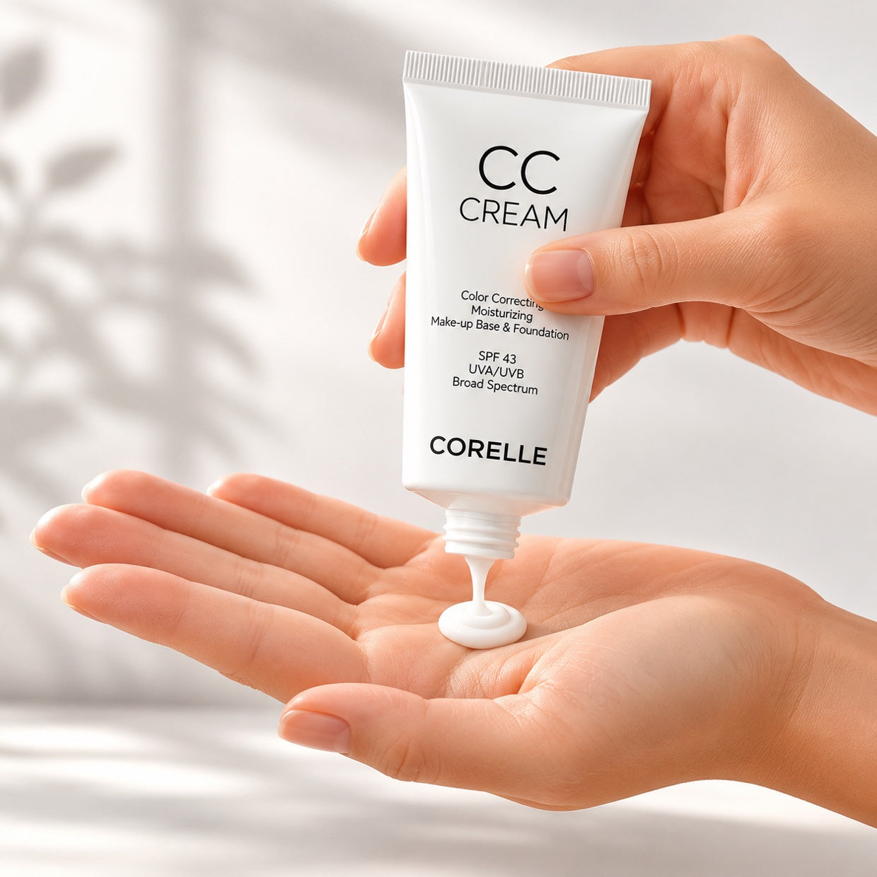 Die cremige Textur der CORELLE CC Cream